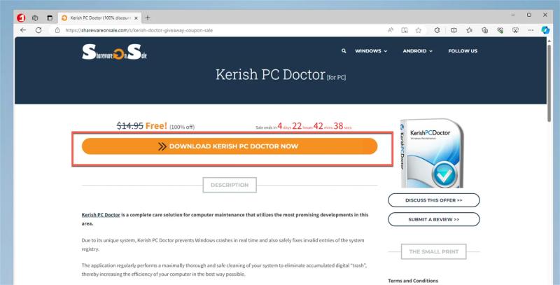 Kerish Doctor  – бесплатная лицензия на 1 год