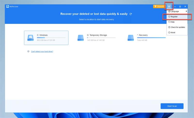AOMEI MyRecover Pro для Windows – бесплатная лицензия на 1 год