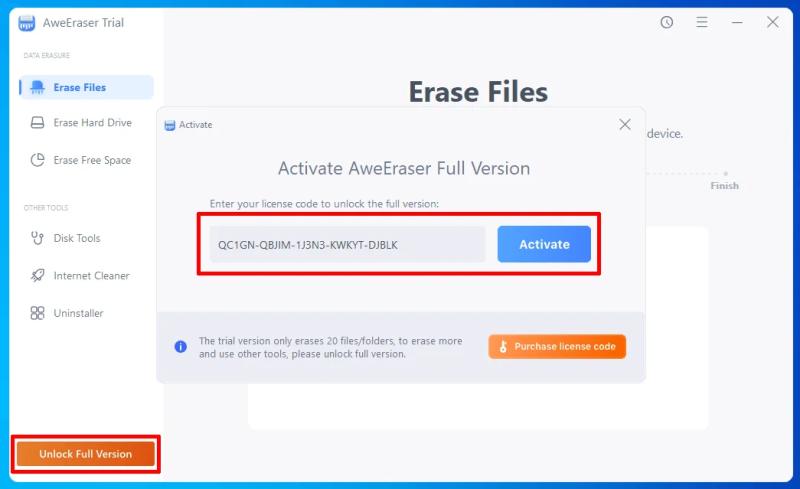 AweEraser для Windows и Mac – бесплатная лицензия