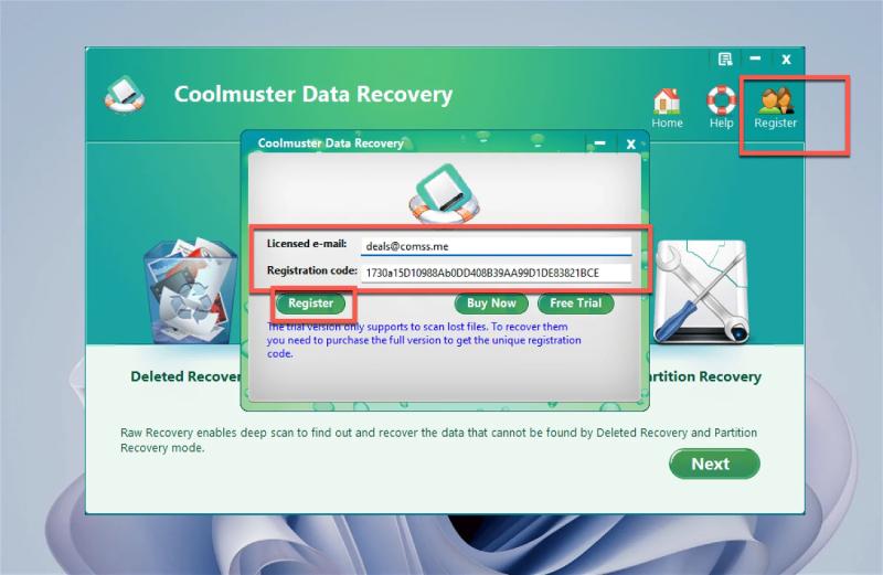 Coolmuster Data Recovery для Windows – бесплатная лицензия на 1 год
