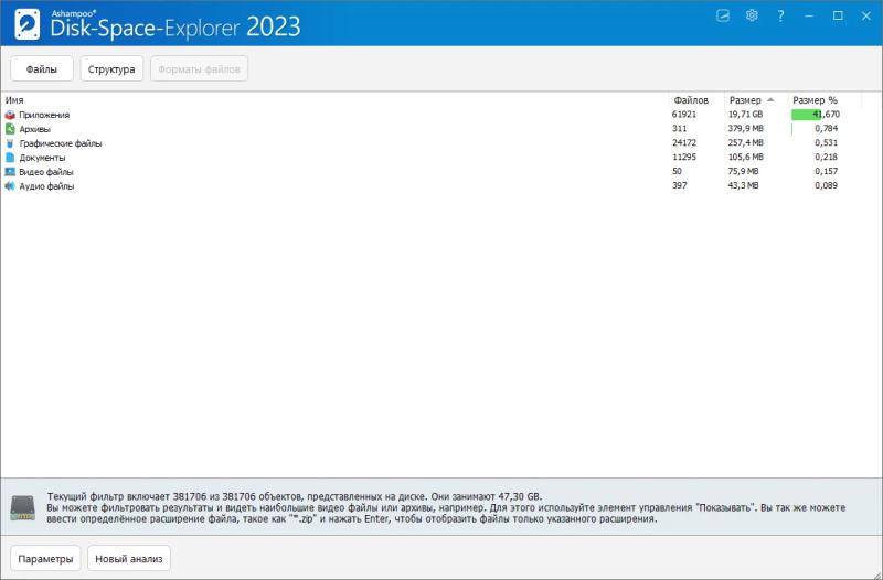 Ashampoo Disk-Space-Explorer 2023 – бесплатная лицензия
