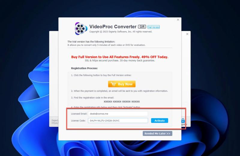 VideoProc Converter – бесплатная лицензия для Windows и Mac (пожизненная)