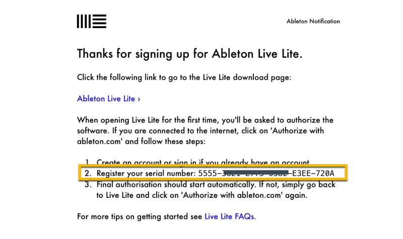 Ableton Live 12 Lite – бесплатная лицензия для Windows и Mac