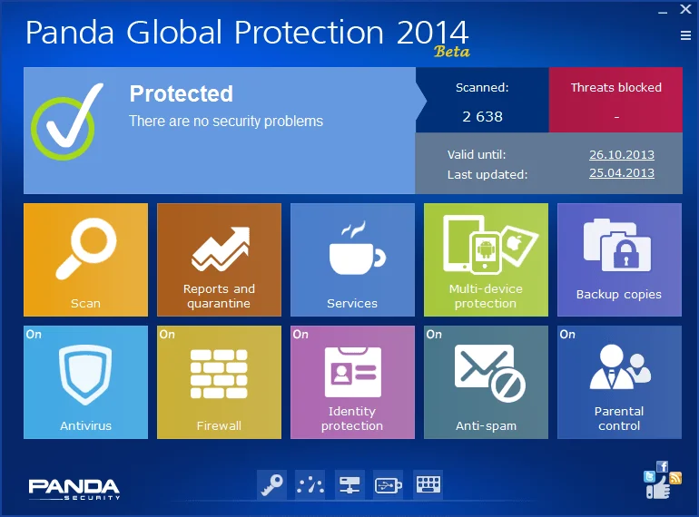 Предварительный обзор: Panda Global Protection 2014 Beta