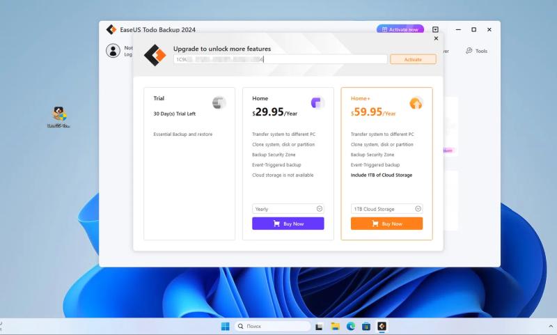 EaseUS Todo Backup Home 2024 – бесплатная лицензия на 1 год