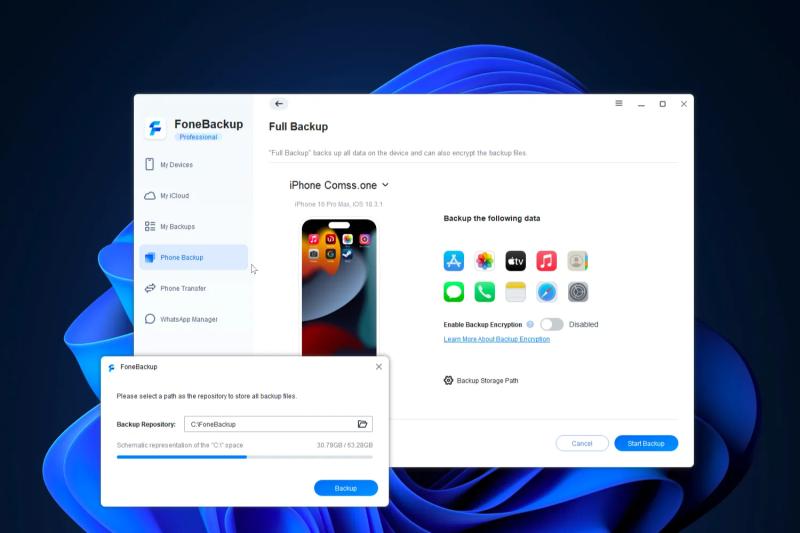 AOMEI FoneBackup Pro – бесплатная лицензия на 1 год. Резервное копирование iPhone на Windows ПК