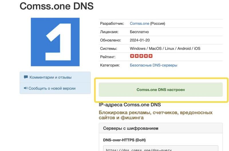 Какие ИИ сервисы работают в России с Comss.one DNS