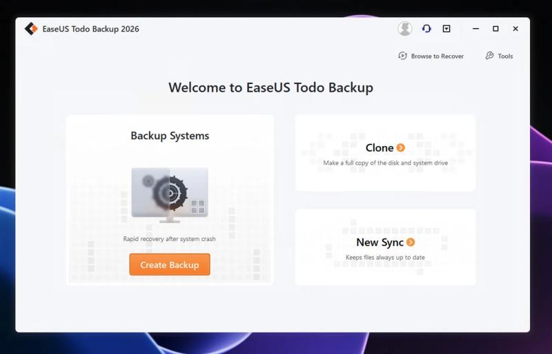 EaseUS Todo Backup Home 2026 – бесплатная лицензия на 1 год