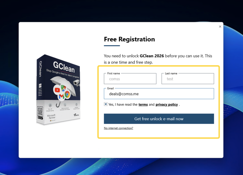 Abelssoft GClean 2026 – бесплатная лицензия. Контроль приватности в сервисах Google