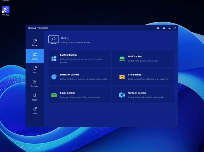 CBackup Professional от AOMEI – бесплатная лицензия (на 6 месяцев)