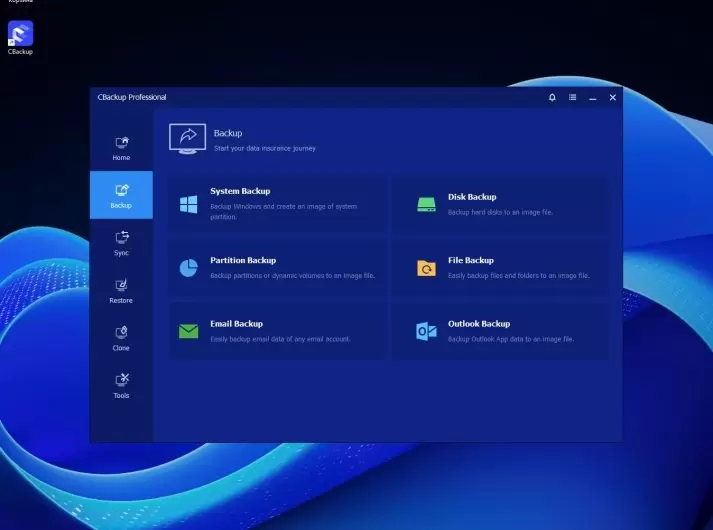 CBackup Professional от AOMEI – бесплатная лицензия (на 6 месяцев)
